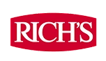 Logo de Rich's, proveedor de cremas, toppings y soluciones para repostería.