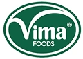 Logo de Vima Foods, distribuidor de alimentos congelados como pescado, mariscos y vegetales.