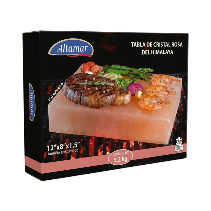 Tabla de Sal del Himalaya 5.2 kg congelado mayoreo