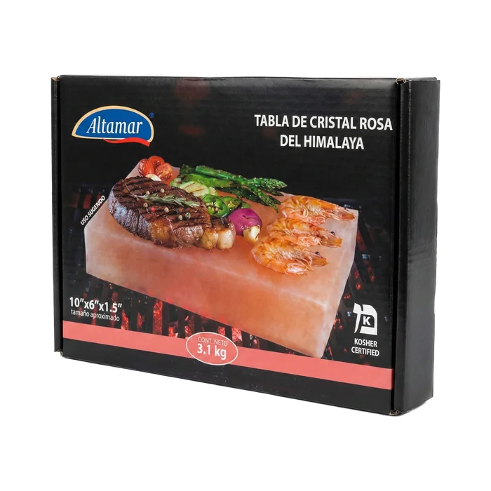 Tabla de Sal del Himalaya 3.1 kg congelado mayoreo