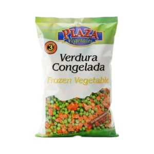 GAVE920 Verdura congelada combinación de chícharos y zanahorias Plaza Vegetal para comedores.