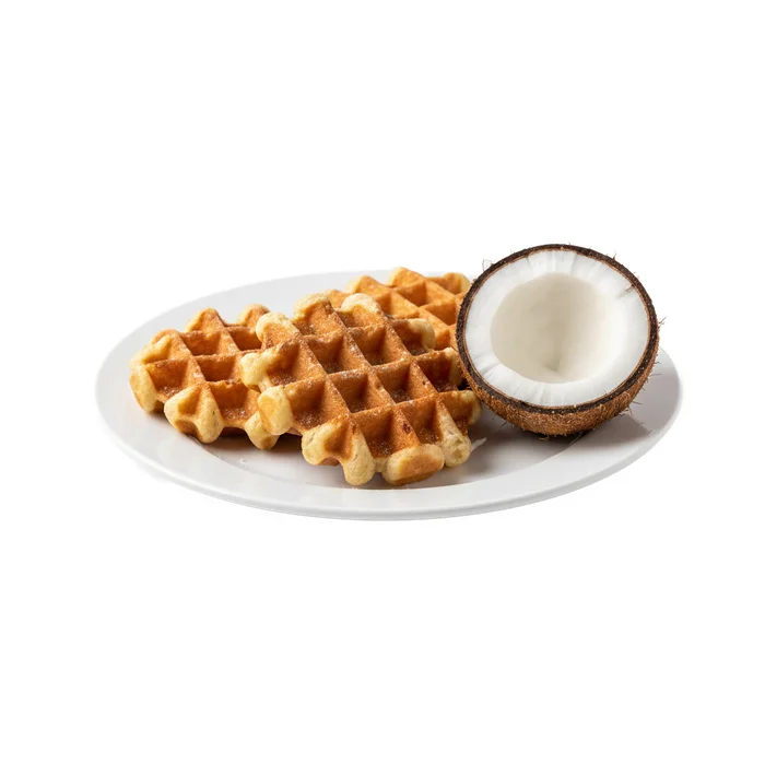 Waffle de Coco 55 g congelado mayoreo