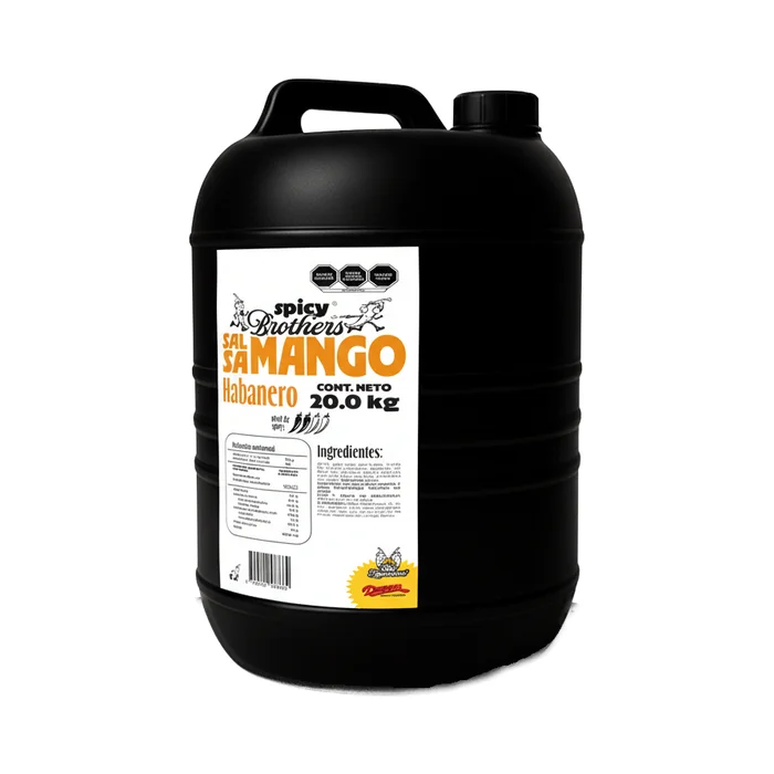 Bidón Salsa Mango Habanero congelado mayoreo