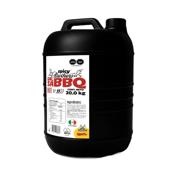 Bidón Salsa Hot BBQ congelado mayoreo