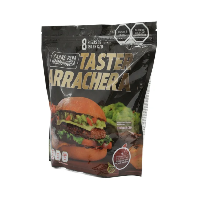 Hamburguesa Arrachera Retail 150 g congelado mayoreo