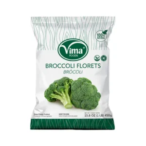 VIVEO041_BROCOLI Floretes de brócoli congelado IQF Vima Broccoli Florets para cocinas profesionales.